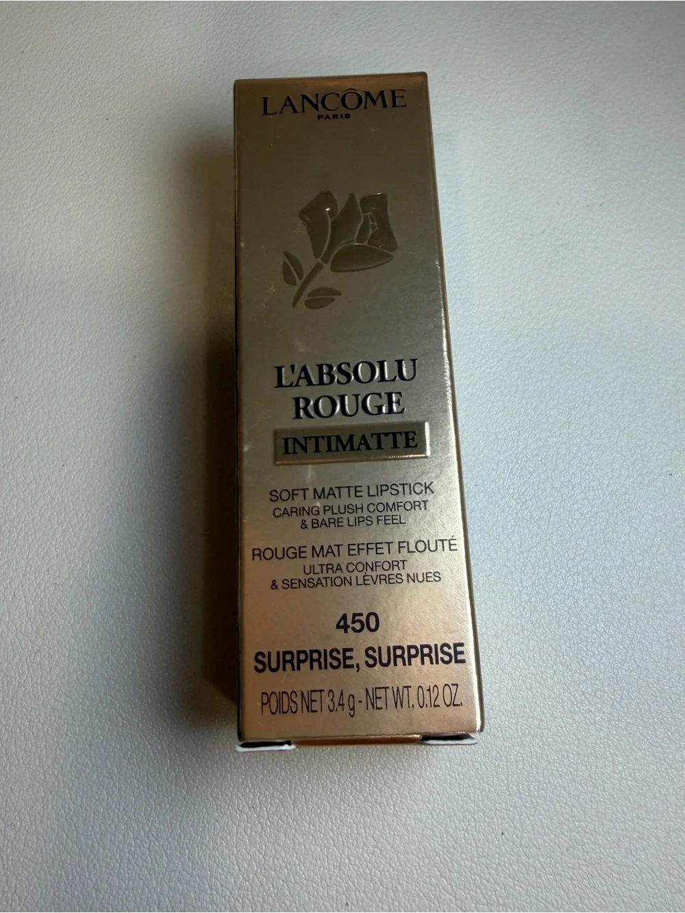 Lancôme L'Absolu Rouge Intimatte Lipstick - 450 Surprise, Surprise 3.4g